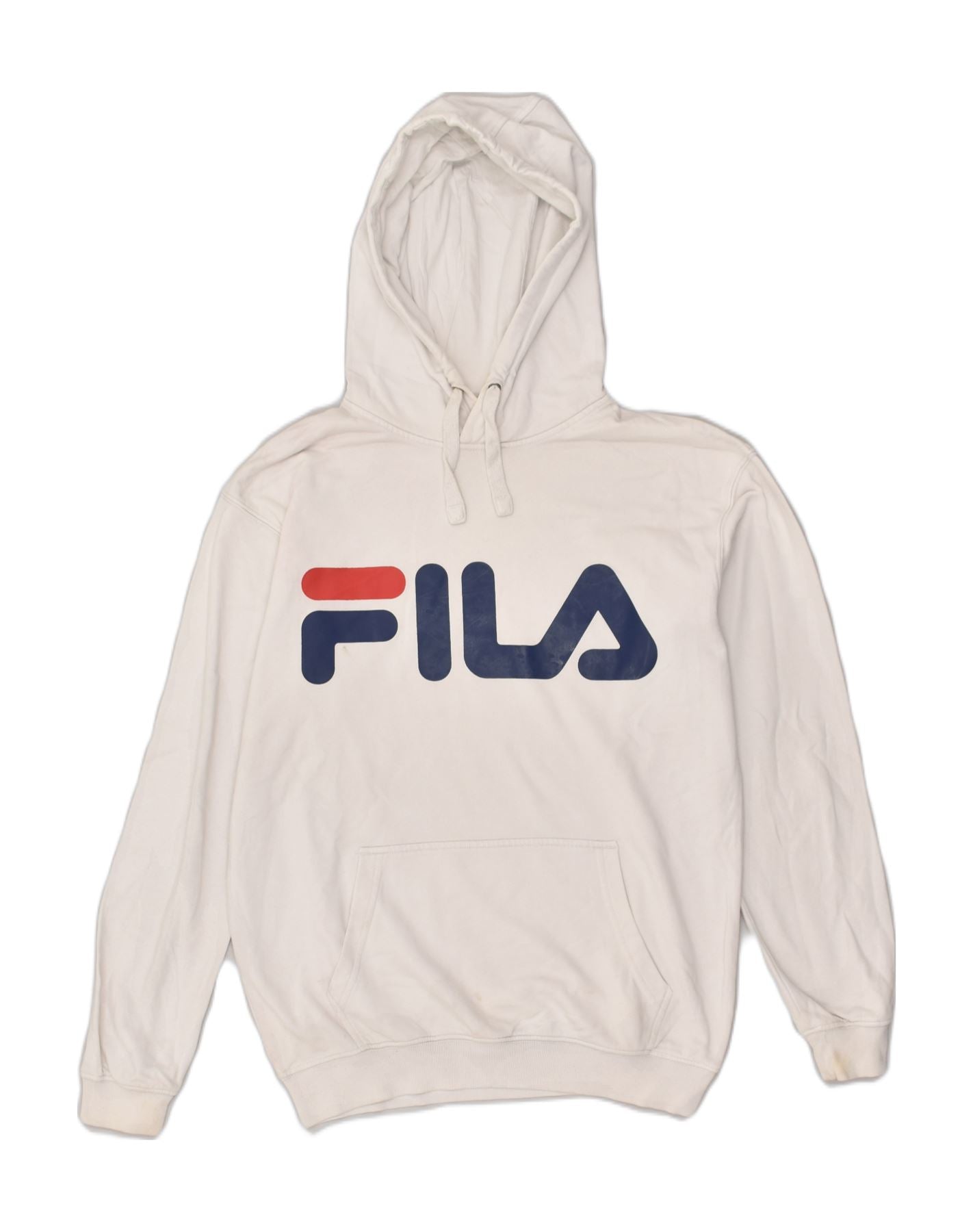 Mens Hoodies Fila Badge Hoodie FILA Mens Graphic Hoodie Jumper