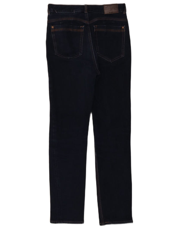 Marks & Spencer Womens Slim Jeans UK 8 Small W28 L26 Navy Blue Cotton