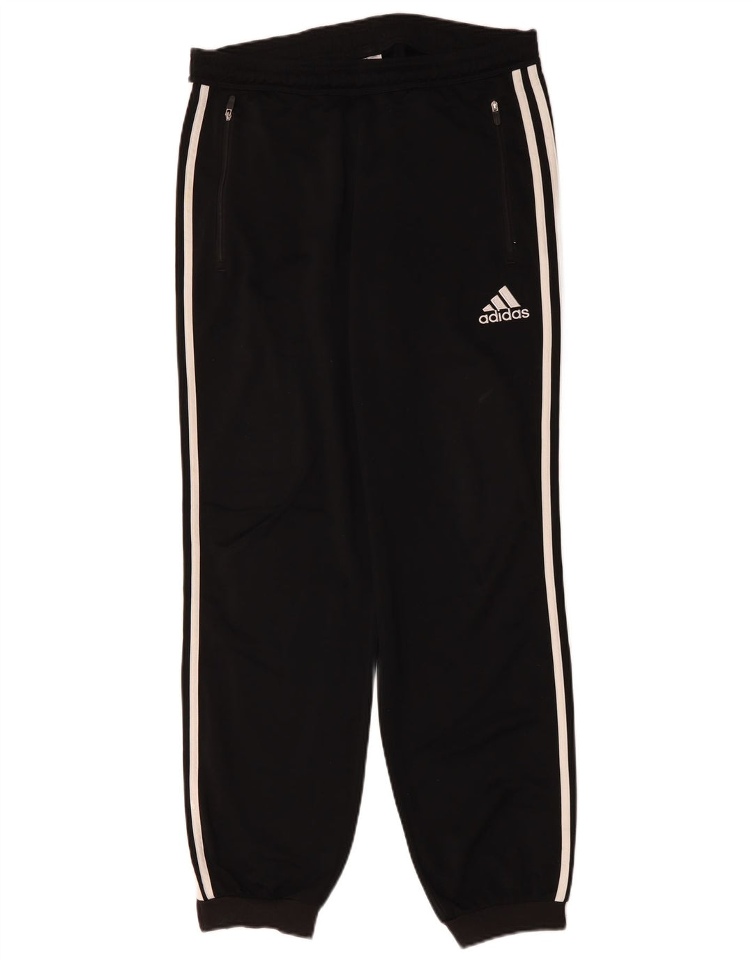 Adidas Mens Tracksuit Trousers Joggers Small  Black Polyester