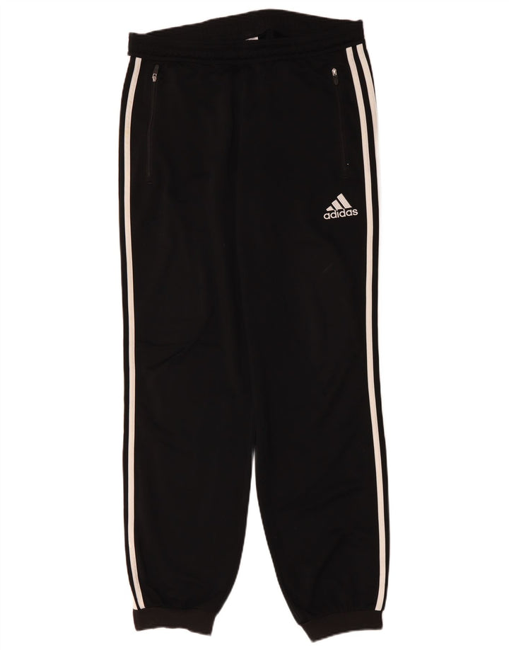 Adidas Mens Tracksuit Trousers Joggers Small  Black Polyester