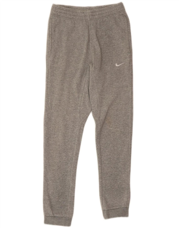 Nike Womens Tracksuit Trousers Joggers UK 6 XS  Grey Cotton