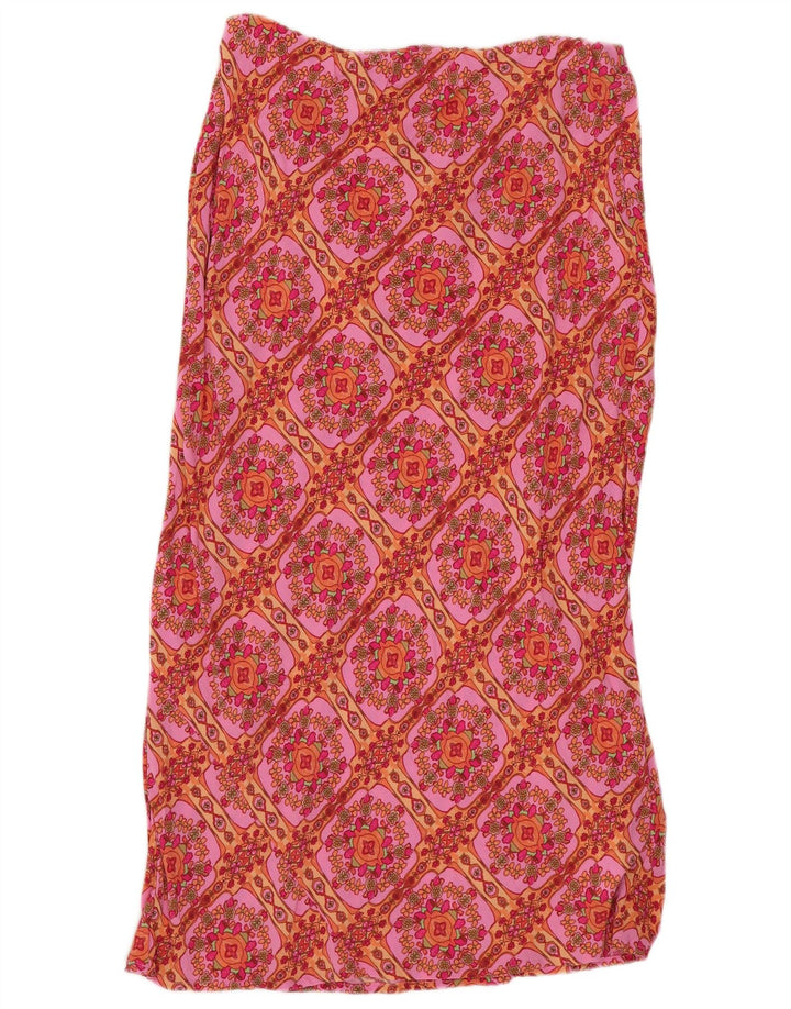 BILLABONG Womens Straight Skirt Small W27  Pink Floral Viscose