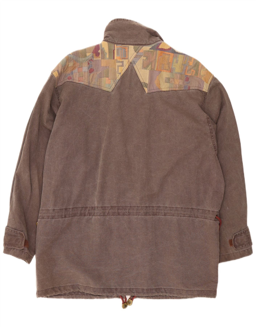 SALEWA Mens Utility Jacket UK 42 XL Grey Colourblock Cotton