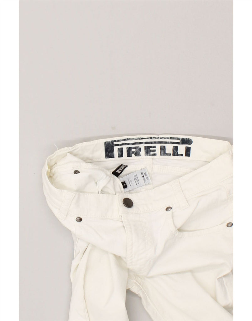 PIRELLI Girls Straight Jeans 7-8 Years Small W24 L23 White Cotton | Vintage Pirelli | Thrift | Second-Hand Pirelli | Used Clothing | Messina Hembry 