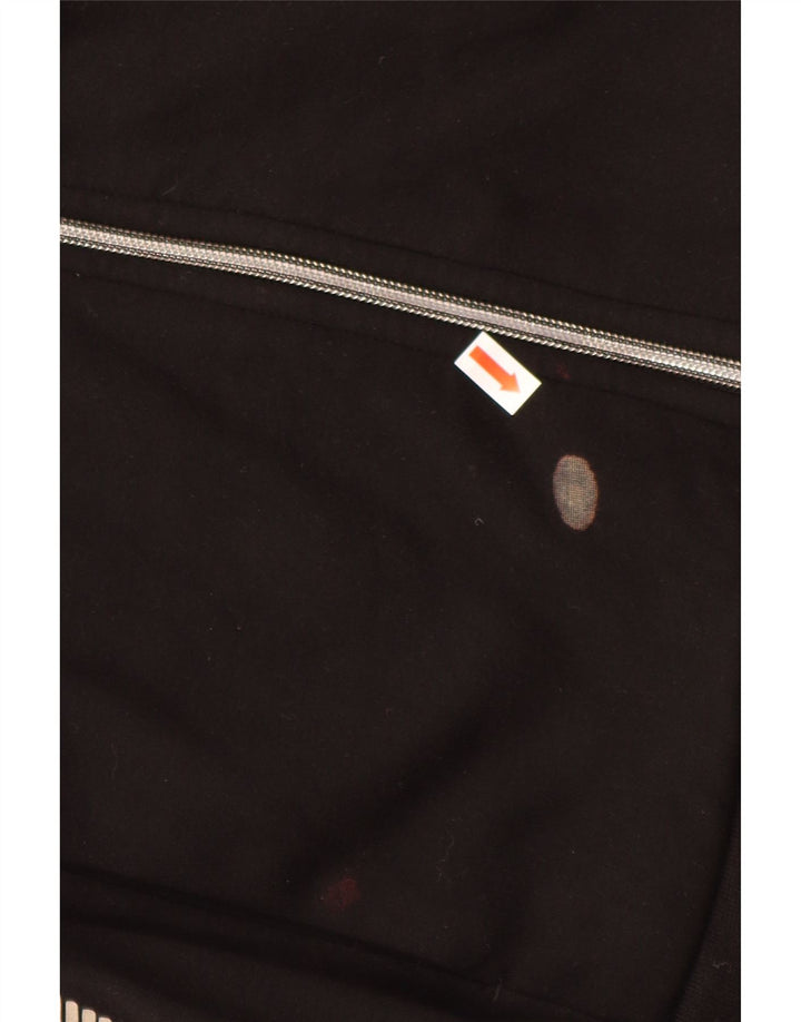 EMPORIO ARMANI Boys Graphic Tracksuit Top Jacket 15-16 Years XL Black