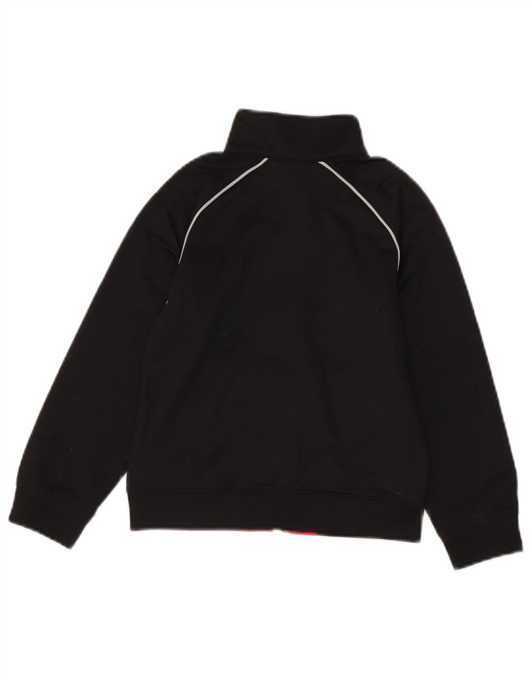 Nike Boys Tracksuit Top Jacket 5-6 Years Black Colourblock Polyester