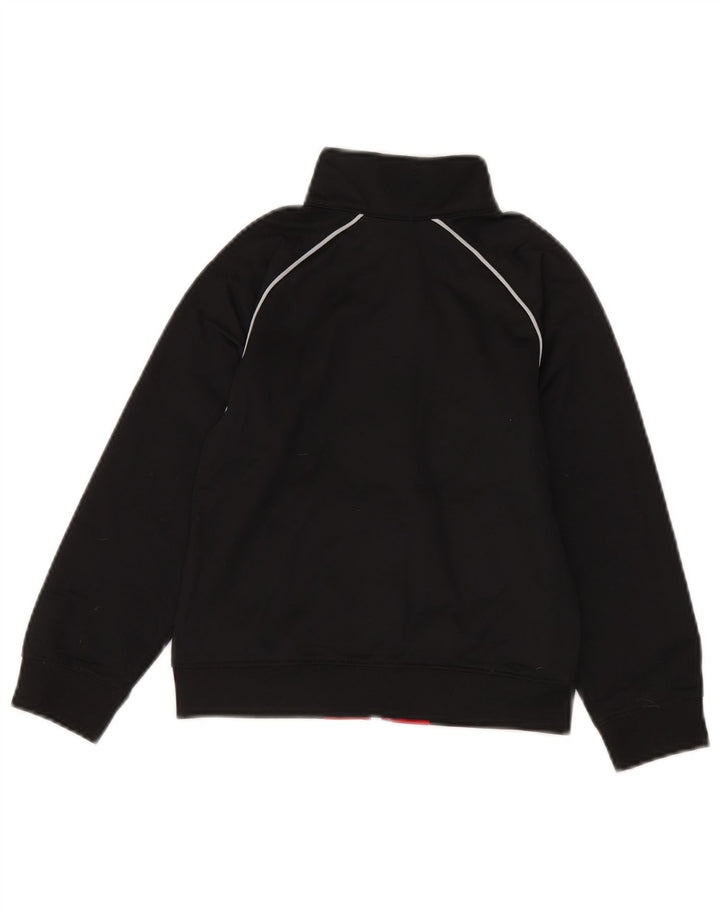 Nike Boys Tracksuit Top Jacket 5-6 Years Black Colourblock Polyester