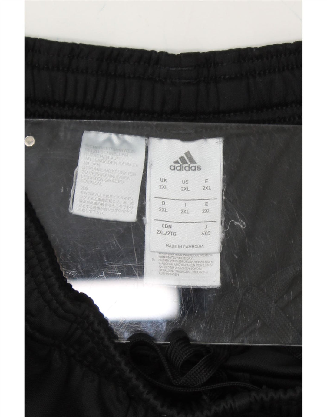 ADIDAS Mens Tracksuit Trousers 2XL  Black Polyester Vintage Adidas and Second-Hand Adidas from Messina Hembry 