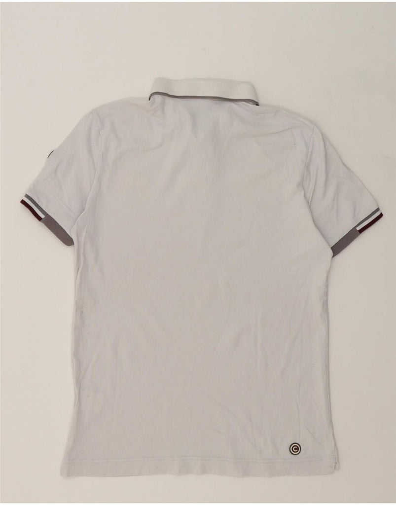 COLMAR Boys Polo Shirt 15-16 Years XL White Cotton Vintage Colmar and Second-Hand Colmar from Messina Hembry 
