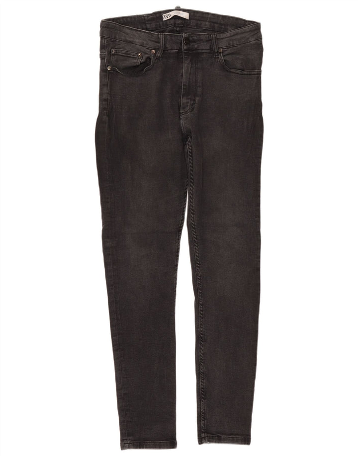 Zara Mens Skinny Jeans EU 44 Large W34 L30 Grey