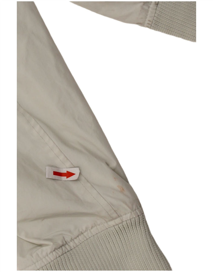 BOMBOOGIE Womens Bomber Jacket UK 18 XL White