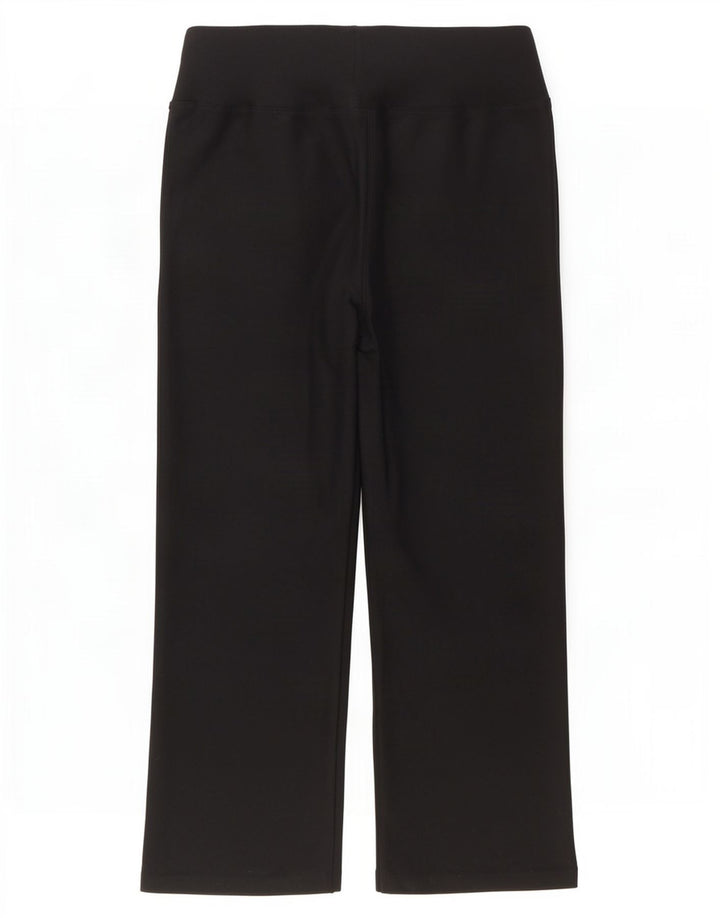 Nike Womens Capri Tracksuit Trousers US 8/10 Medium Black Polyester