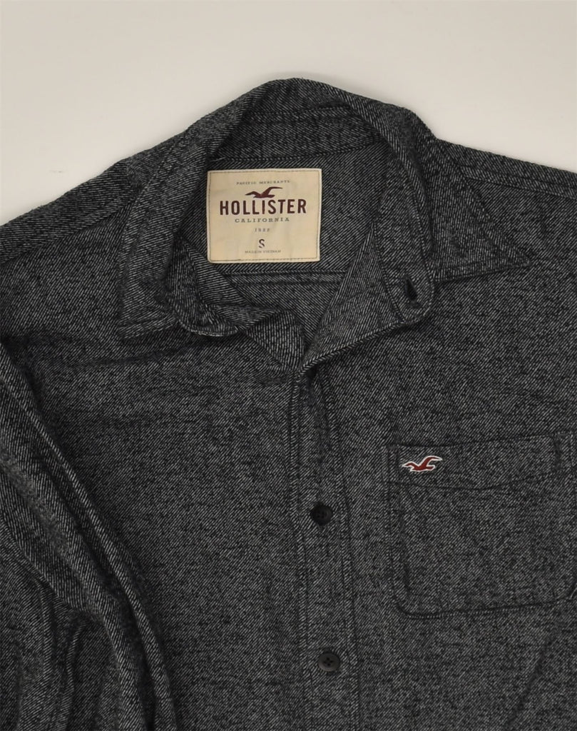 HOLLISTER Mens Shirt Small Grey Cotton | Vintage Hollister | Thrift | Second-Hand Hollister | Used Clothing | Messina Hembry 