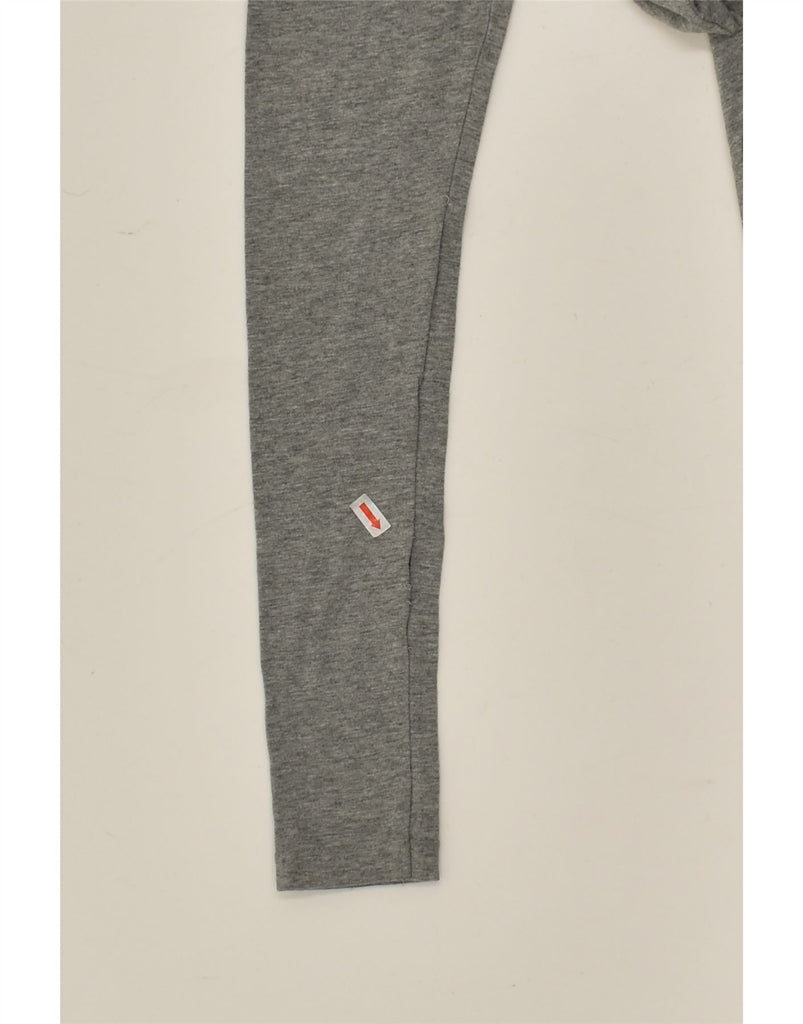 NIKE Womens Leggings UK 6 XS  Grey Cotton | Vintage Nike | Thrift | Second-Hand Nike | Used Clothing | Messina Hembry 