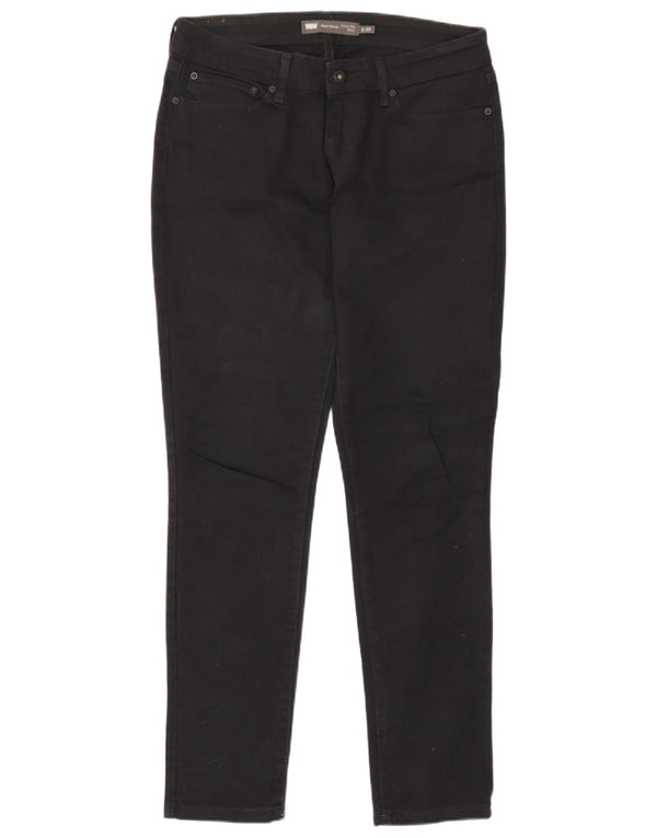 Levi's Womens Demi Curve Modern Rise Skinny Jeans US 6 Medium W28 L30 Black