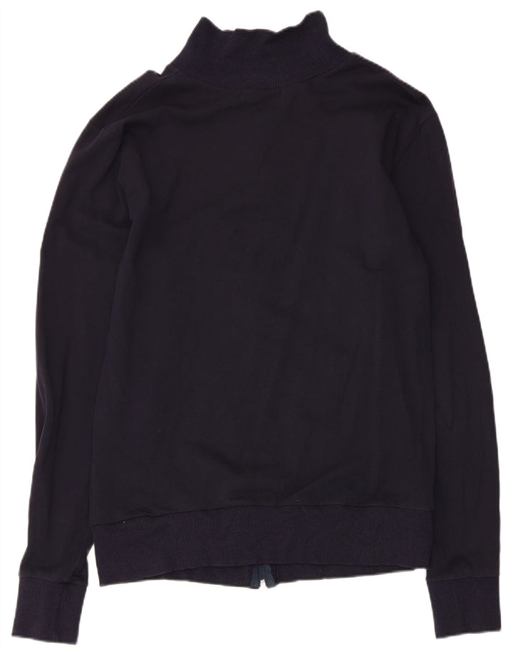Gianmarco Venturi Mens Graphic Tracksuit Top Jacket XL Navy Blue Cotton