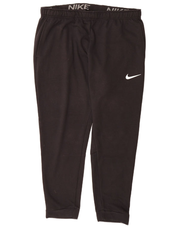 Nike Mens Dri Fit Tracksuit Trousers Joggers 3XL  Black Cotton