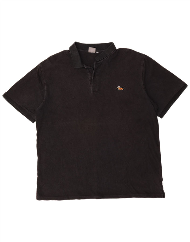 Carhartt Mens Polo Shirt 2XL Black Cotton