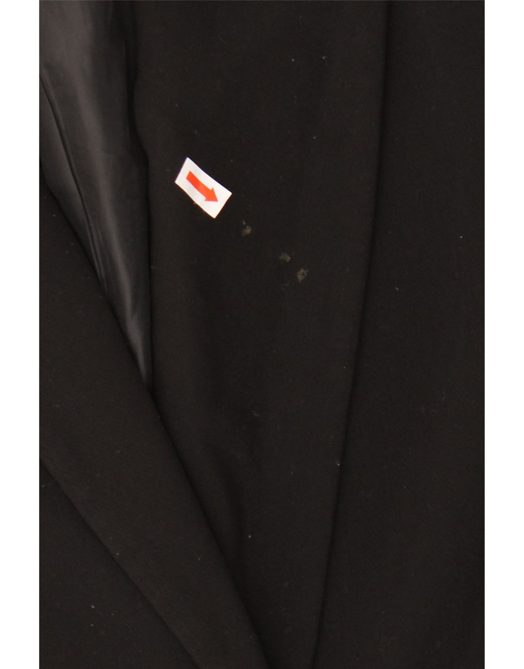ZARA Womens Double Breasted Blazer Jacket UK 10 Small Black Polyester