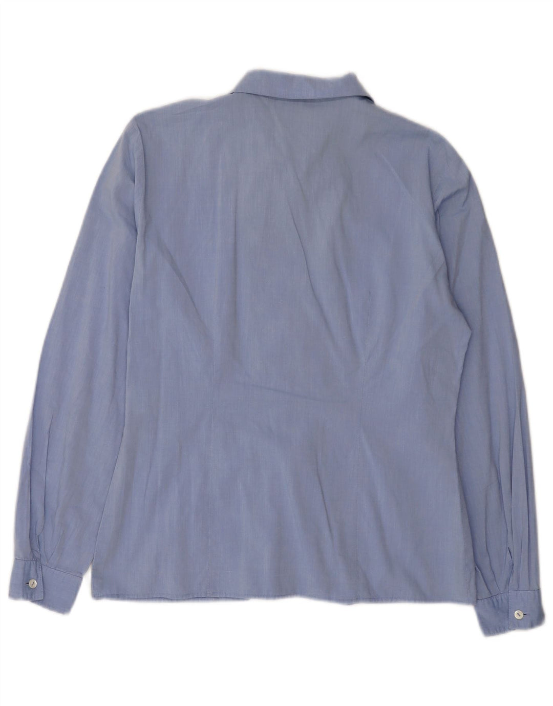 Marella Womens Shirt UK 16 Large Blue Cotton