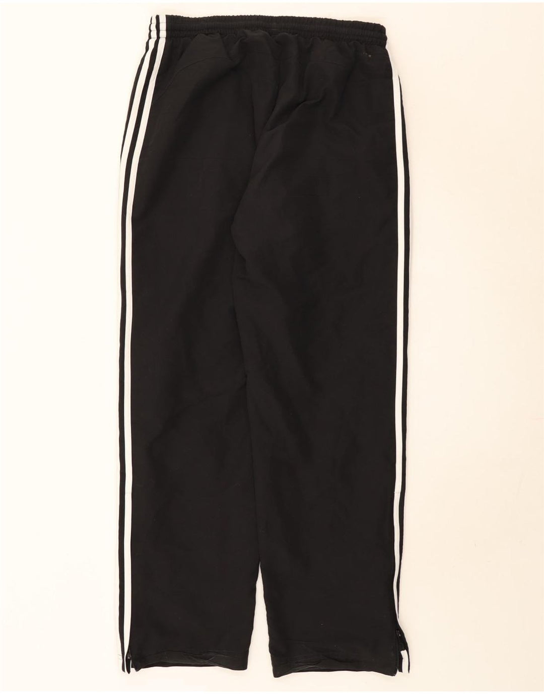 Adidas Mens Tracksuit Trousers Medium Black Polyester