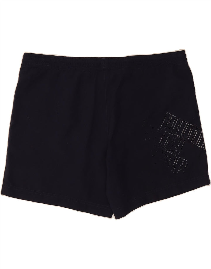 PUMA Mens Sport Shorts Large  Navy Blue Polyester Vintage Puma and Second-Hand Puma from Messina Hembry 