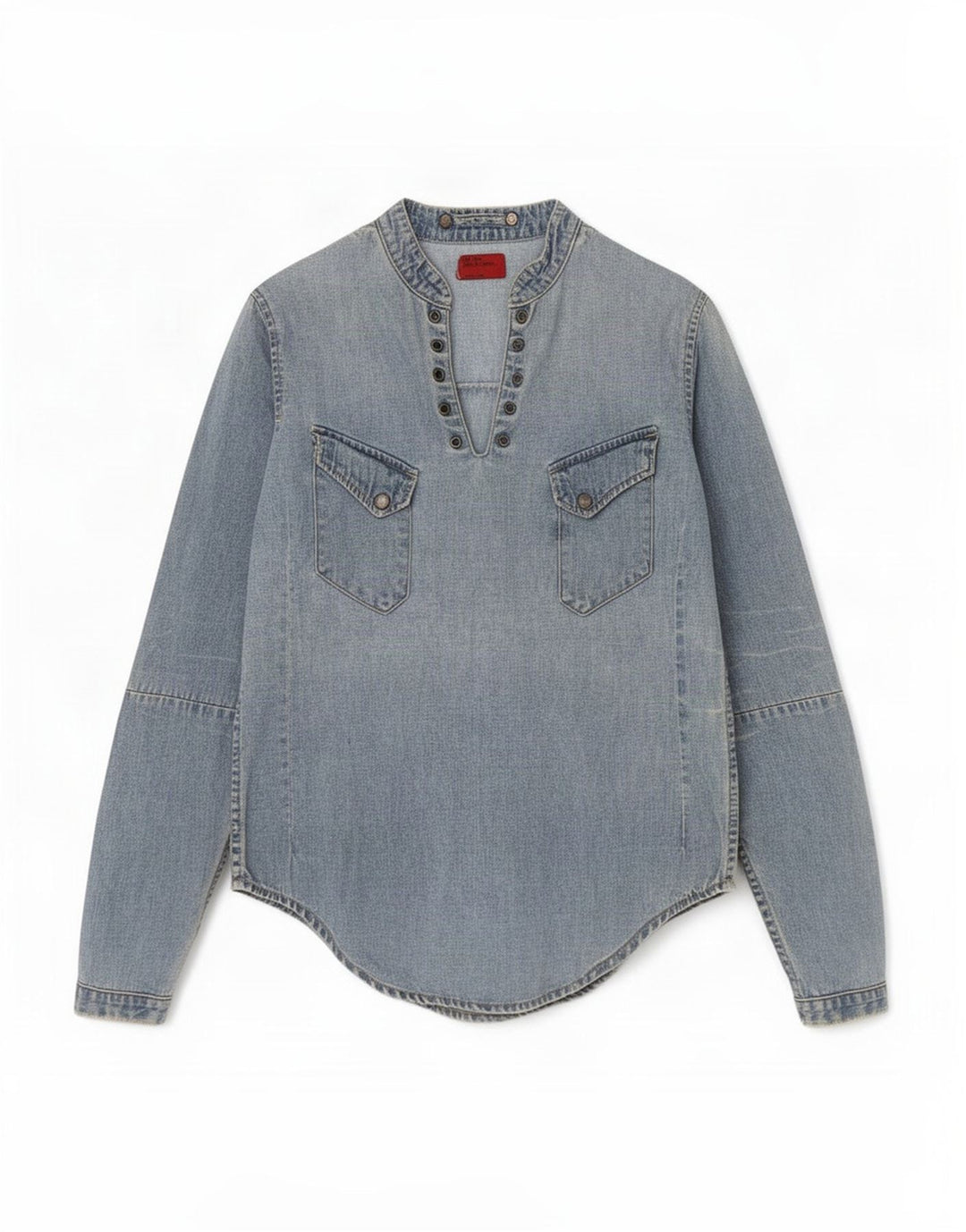 Levi's Womens Pullover Denim Shirt UK 6 XS Blue Cotton