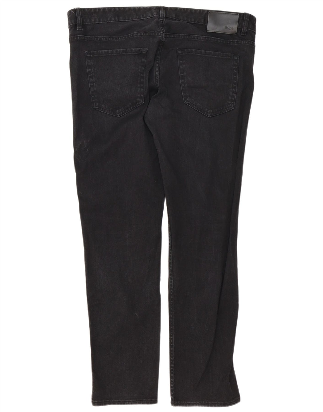 Hugo Boss Mens Slim Jeans W38 L32 Black Cotton