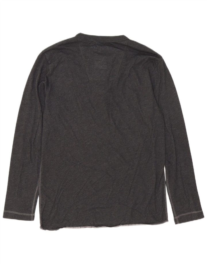 G-Star Mens Top Long Sleeve Small Grey Cotton