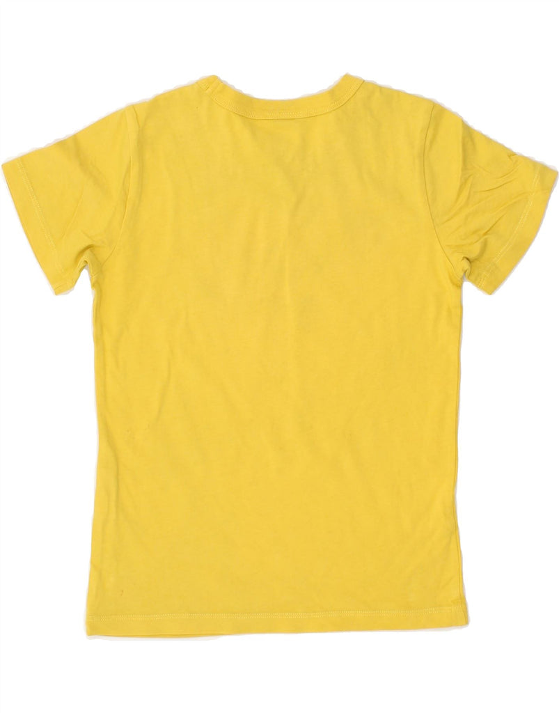 CHAMPION Boys Graphic T-Shirt Top 7-8 Years Small Yellow Cotton | Vintage Champion | Thrift | Second-Hand Champion | Used Clothing | Messina Hembry 