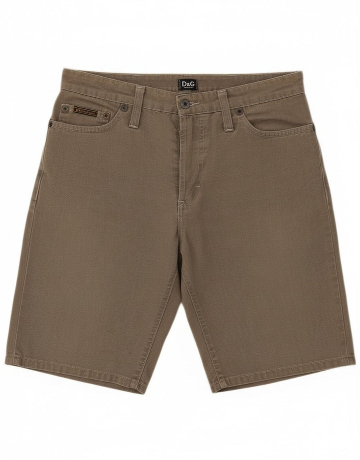 Dolce & Gabbana Mens Denim Shorts W32 Medium Grey Cotton