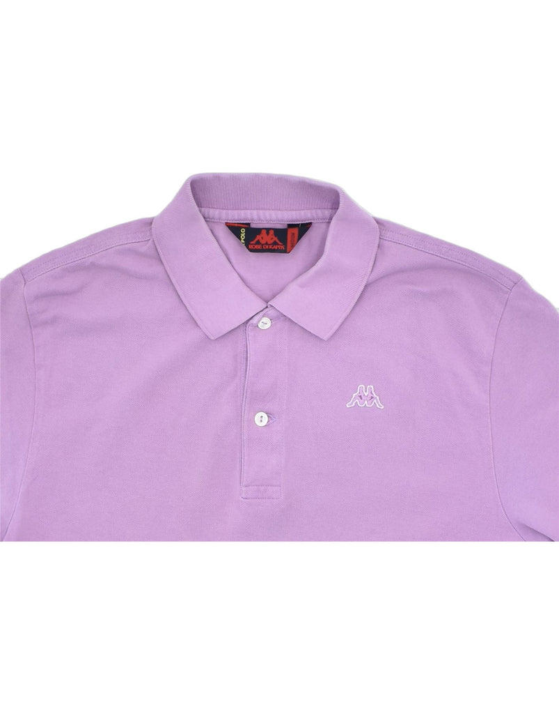 KAPPA Mens Polo Shirt Medium Purple Cotton | Vintage | Thrift | Second-Hand | Used Clothing | Messina Hembry 