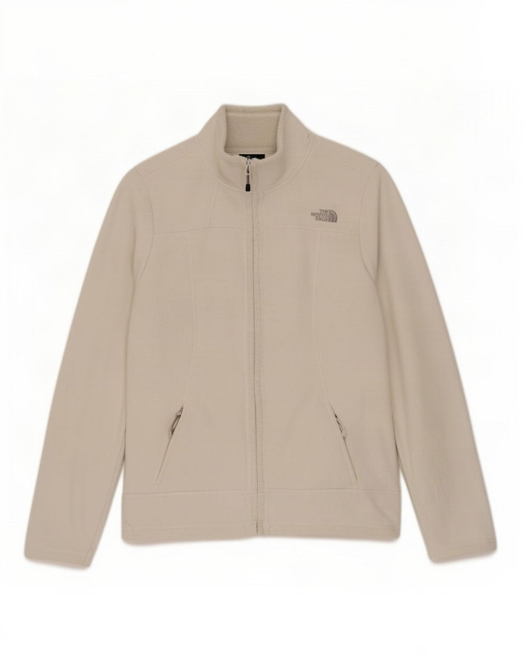 The North Face Womens Fleece Jacket UK 10 Small White Polyester