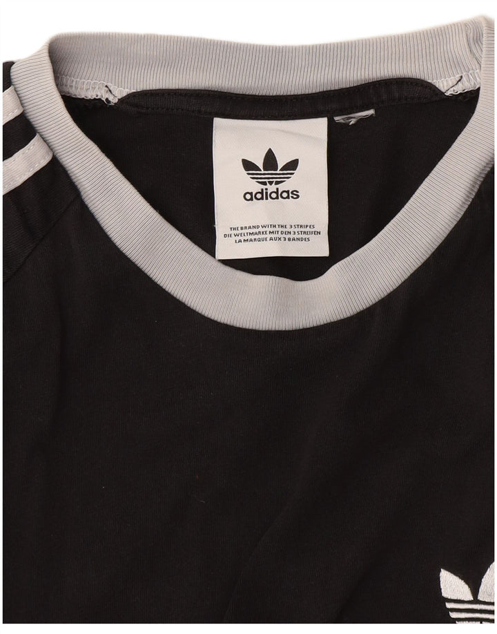 Adidas Mens T-Shirt Top Large Black