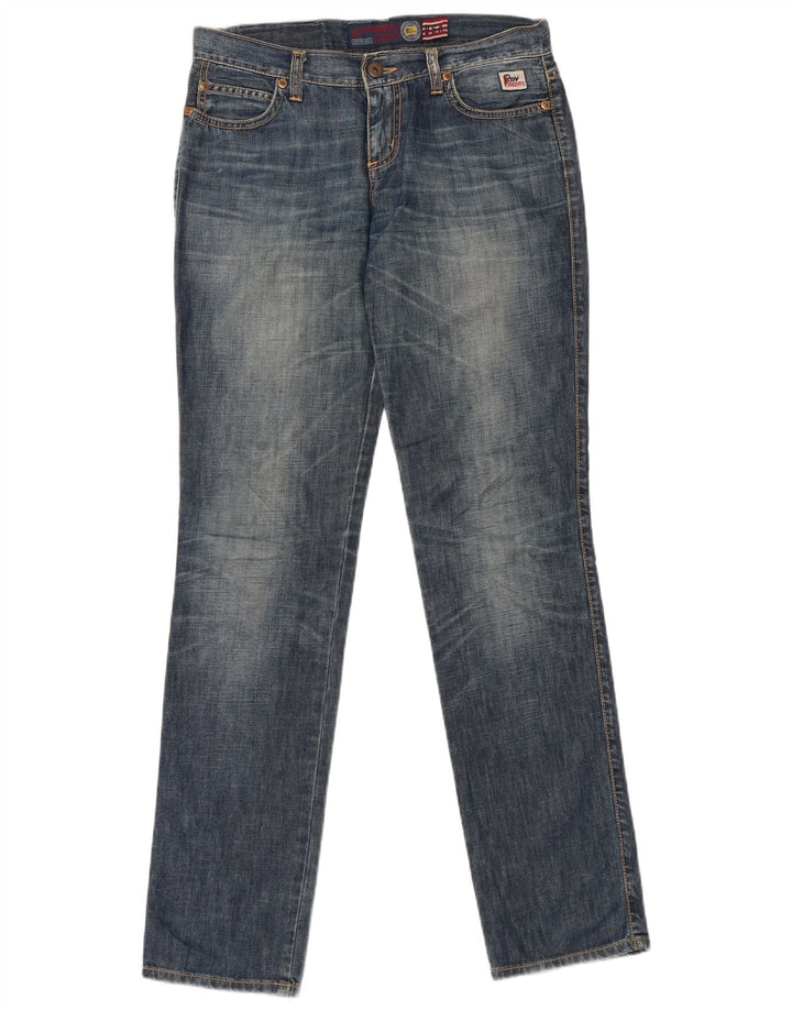 Roy Rogers Womens Slim Jeans W27 L32 Blue Cotton