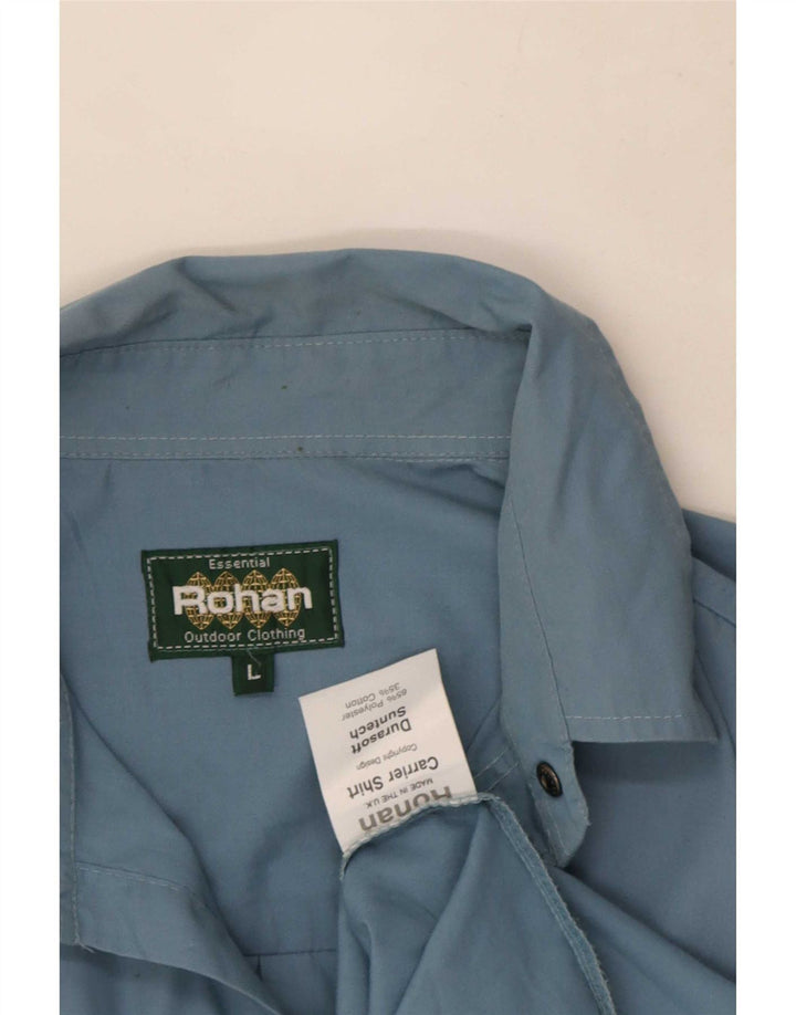Rohan Mens Shirt Large Blue Polyester