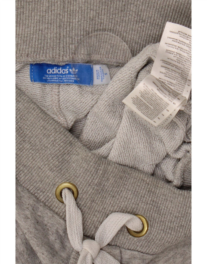 ADIDAS Mens Cargo Tracksuit Trousers Joggers Small  Grey Cotton
