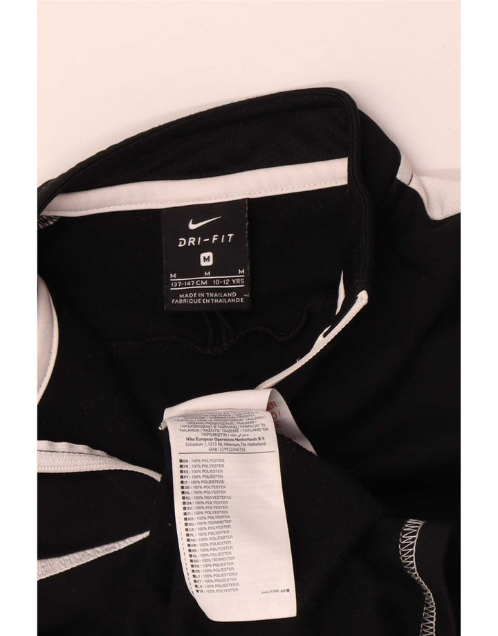 Nike Boys Dri Fit Pullover Tracksuit Top 10-11 Years Medium Black