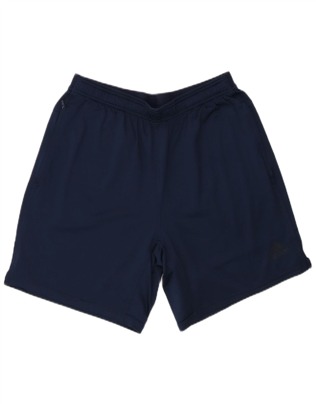 Adidas Mens Climalite Sport Shorts Large Navy Blue Polyester