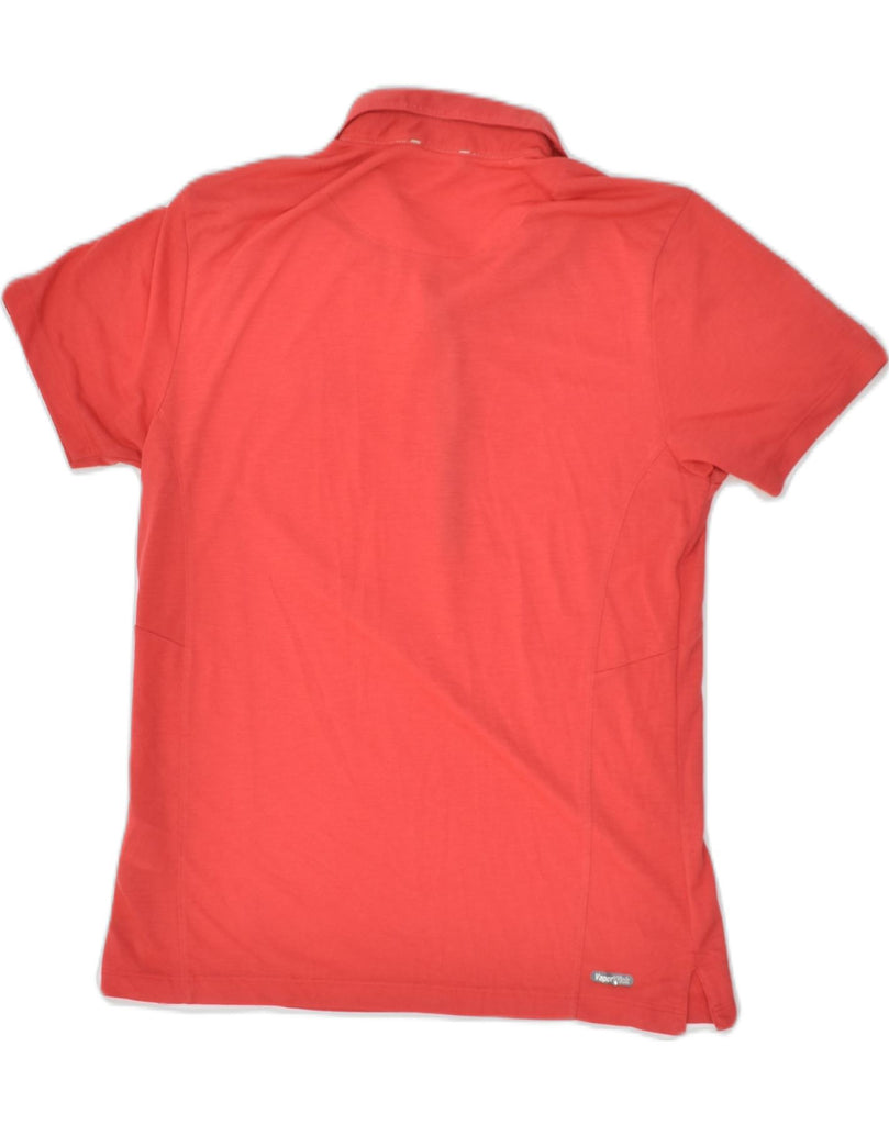 THE NORTH FACE Womens Polo Shirt UK 14 Large Red Polyester | Vintage The North Face | Thrift | Second-Hand The North Face | Used Clothing | Messina Hembry 