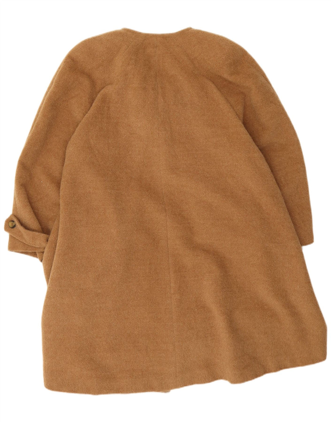 Les Copains Womens Oversized Double Breasted Coat IT 42 Medium Beige