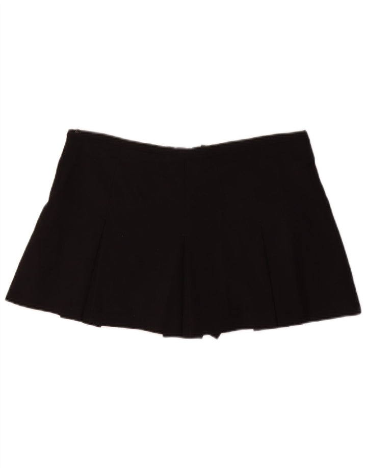 Zara Womens Mini Pleated Skirt Medium W28 Black