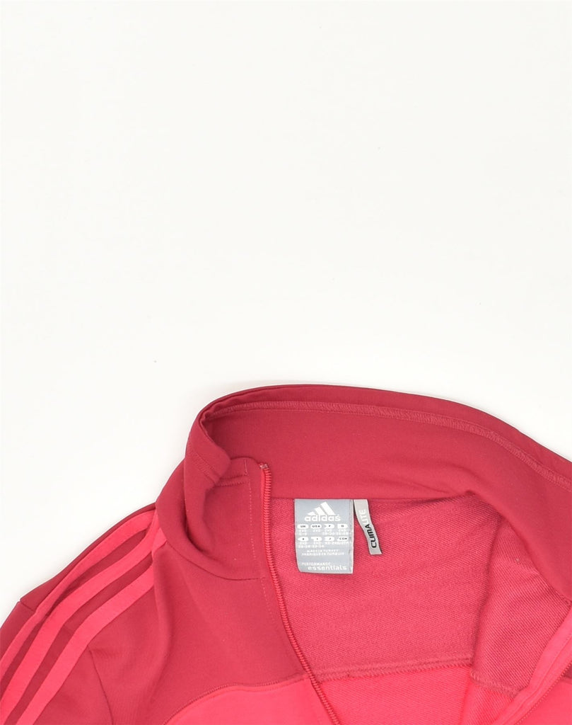 ADIDAS Womens Climalite Tracksuit Top Jacket UK 0-2 2XS Pink Colourblock | Vintage Adidas | Thrift | Second-Hand Adidas | Used Clothing | Messina Hembry 