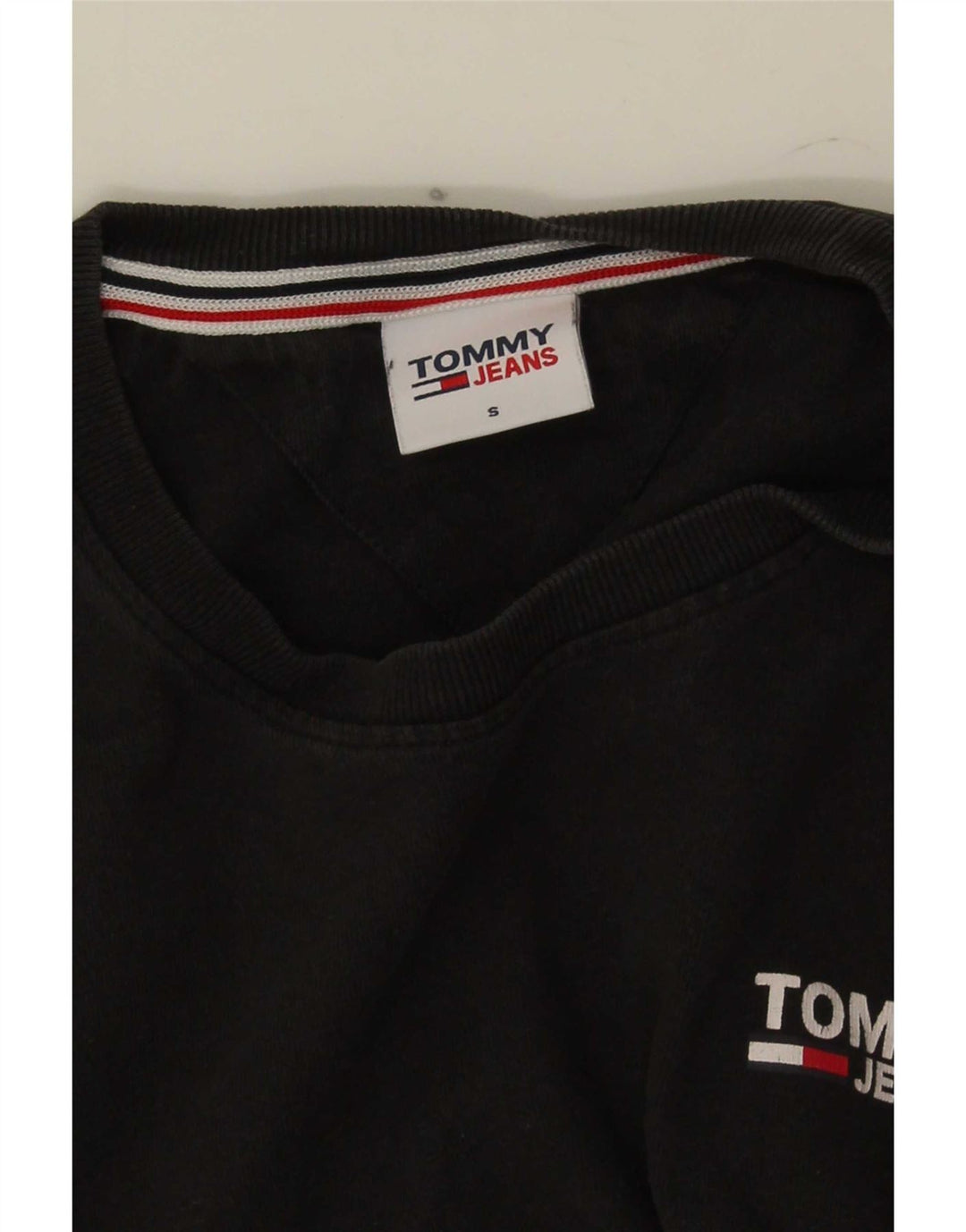 Tommy Hilfiger Mens T-Shirt Top Small Black