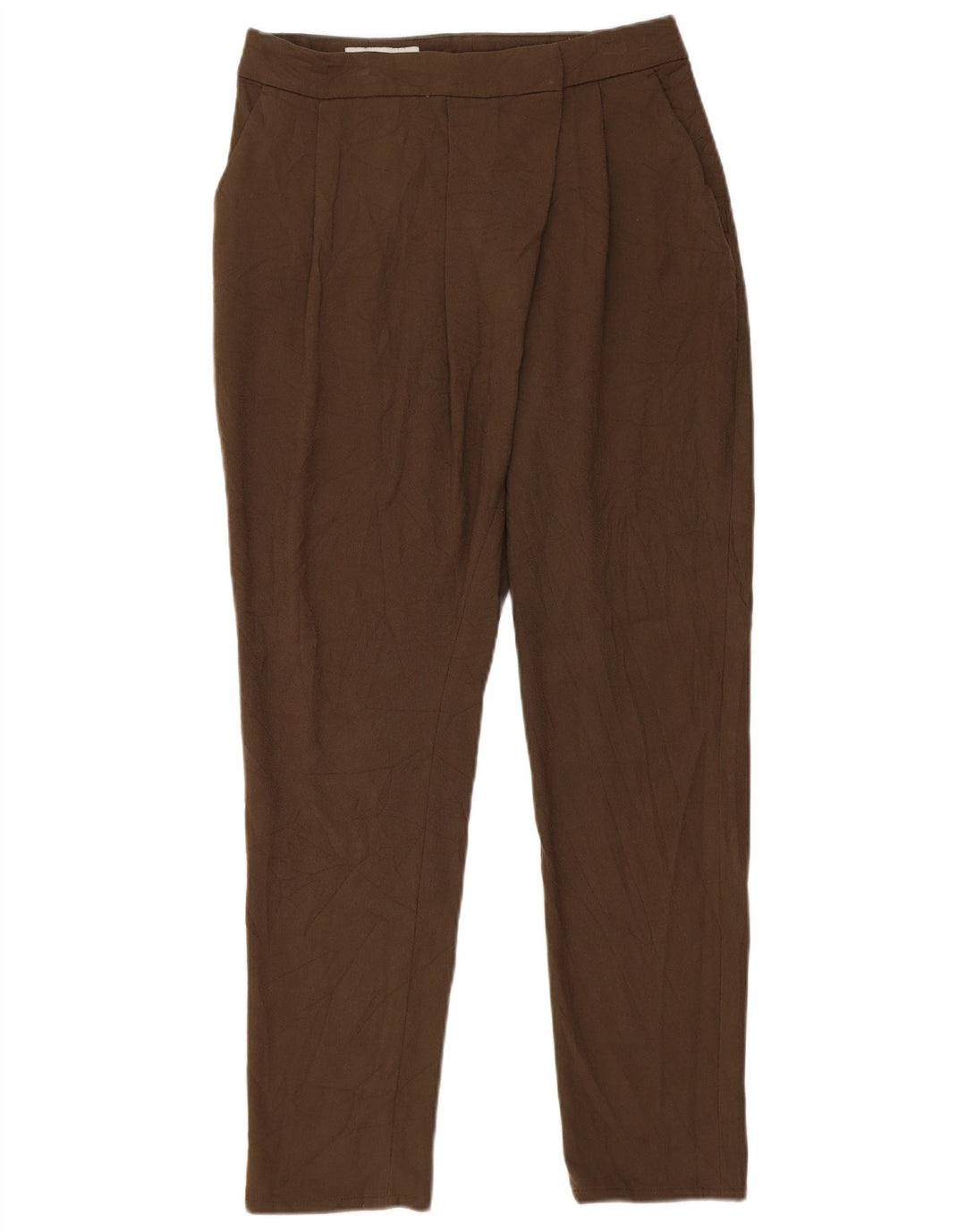 Zara Womens Slim Trousers EU 34 2XS W24 L27 Khaki Polyester