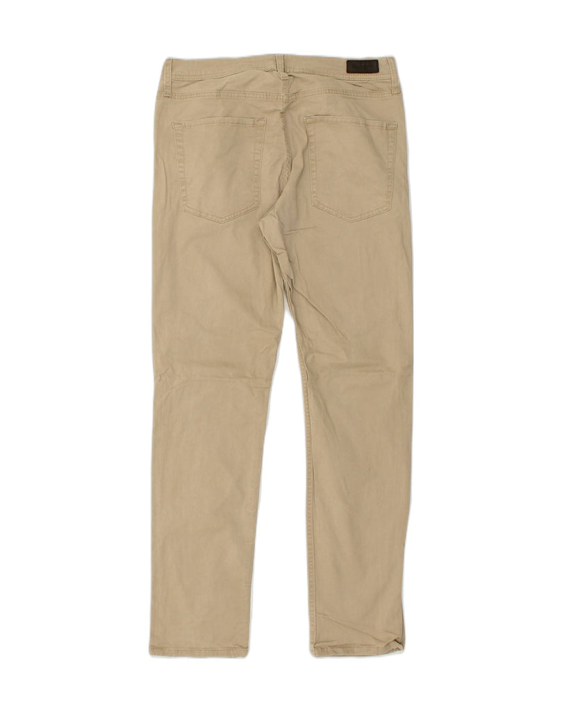 JACK & JONES Womens Slim Casual Trousers W32 L32  Beige Cotton | Vintage Jack & Jones | Thrift | Second-Hand Jack & Jones | Used Clothing | Messina Hembry 