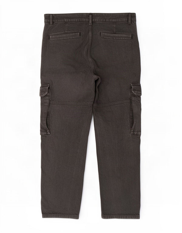 Zara Mens Cargo Loose Jeans EU 40 Medium W31 L30 Grey Cotton