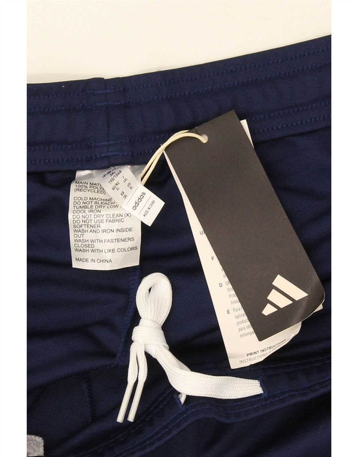 Adidas Mens Tracksuit Trousers XL Navy Blue Polyester