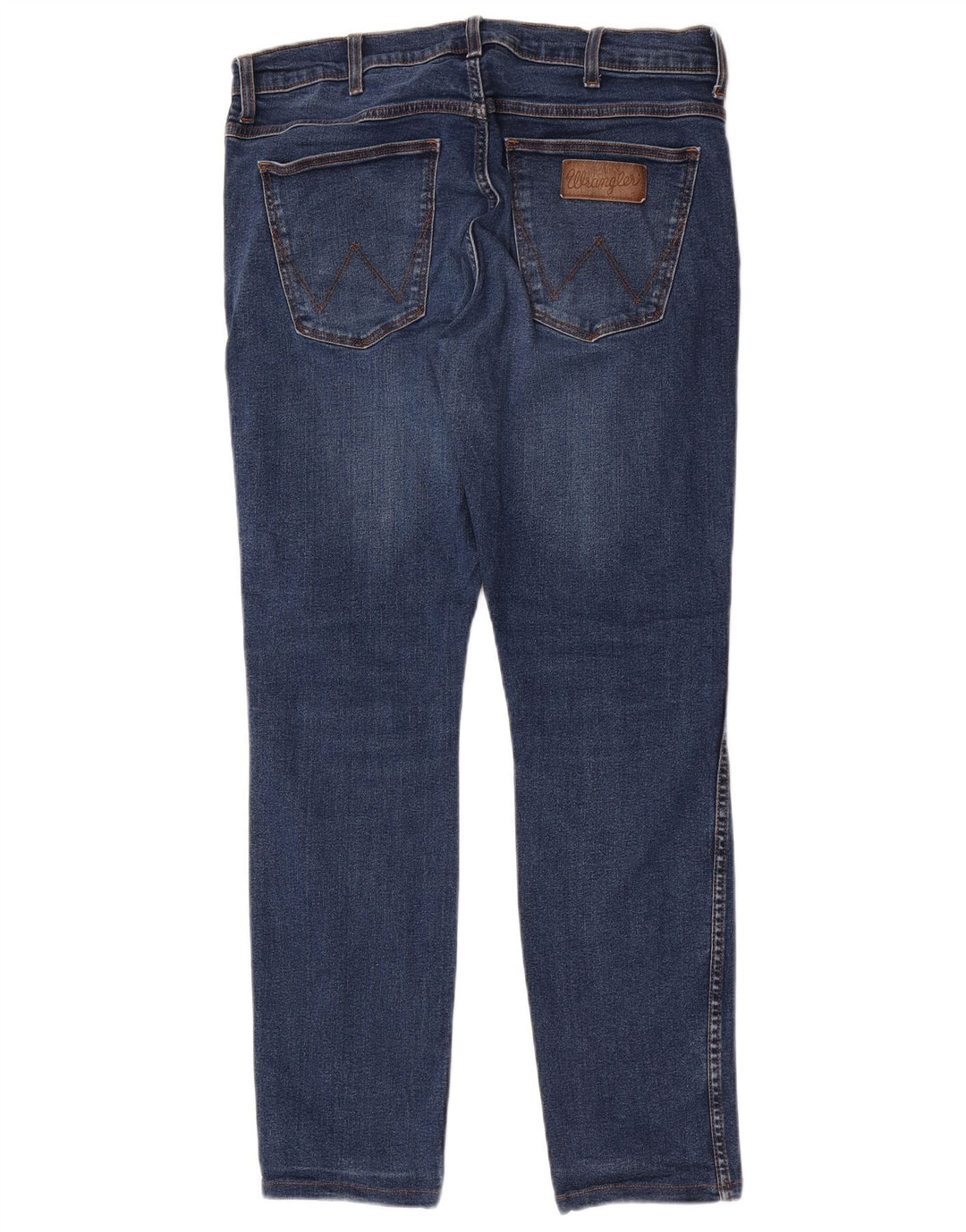 Wrangler Mens Larston Slim Jeans W33 L32 Blue Cotton