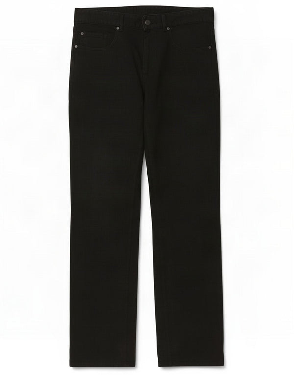 Zara Mens Straight Casual Trousers EU 38 Small W30 L30 Black Check